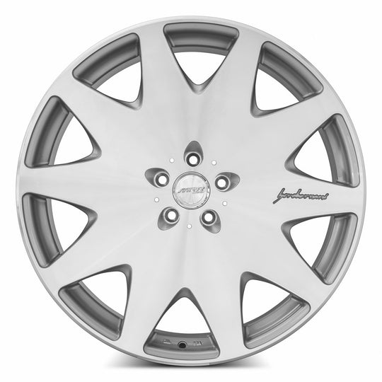 HR0322905xx20S-51225 - MRR HR3 22X9 5X112 25MM Silver Machine Face - MRR Wheels Canada