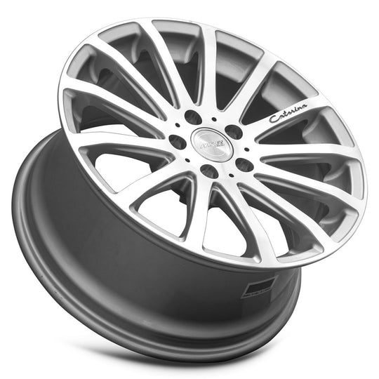 HR0918855xx20S-50835 - MRR HR9 18X8.5 5X108 35MM Silver Machine Face - MRR Wheels Canada