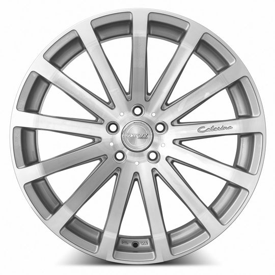 HR0920955xx20S-52040 - MRR HR9 20X9.5 5X120 40MM Silver Machine Face - MRR Wheels Canada