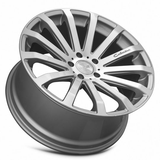HR0920955xx20S-52040 - MRR HR9 20X9.5 5X120 40MM Silver Machine Face - MRR Wheels Canada