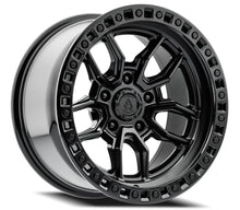 Load image into Gallery viewer, A109209084P02004 - Arena Hustle 20X9 6X139.7 20mm Satin Black Center Glossy Black Lip - Arena Wheels Canada
