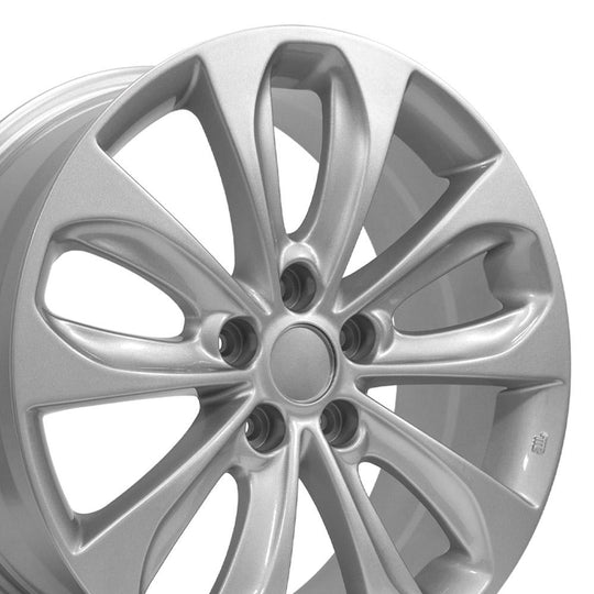HY02-18075-5450-48S - OE Wheels Replica HY02 18X7.5 5X114.3 ET48mm Silver - OE Wheels Wheels Canada