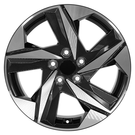 HY12-17070-5450-45MB - OE Wheels Replica HY12 17X7 5X114.3 ET45mm Gloss Black - OE Wheels Wheels Canada