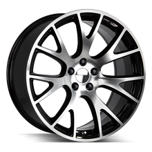 Load image into Gallery viewer, R161-251518GBM - Strada OE Replica R161 Hellcat 22X9 5X115 18mm Gloss Black Machined - Strada OE Replica Wheels Canada