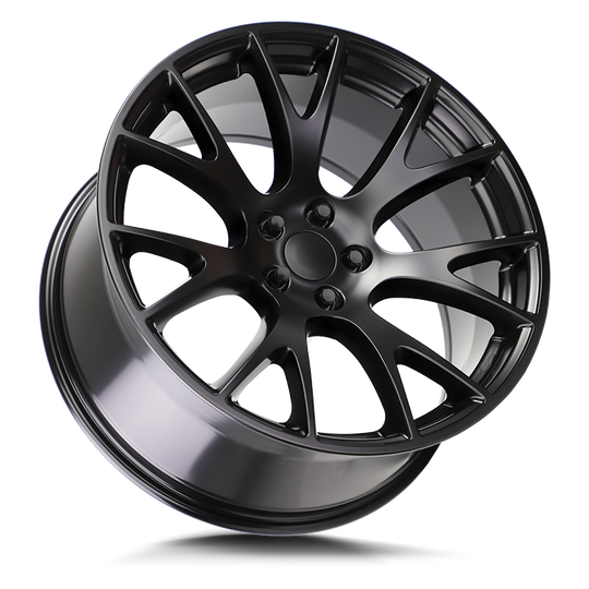 R161-051520SB - Strada OE Replica R161 Hellcat 20X9.5 5X115 20mm Stealth Black - Strada OE Replica Wheels Canada