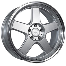 Load image into Gallery viewer, ART109189551142273SI - Anovia Highball 18X9.5 5X114.3 22mm Silver Paint with Machined Lip - Anovia Wheels Canada