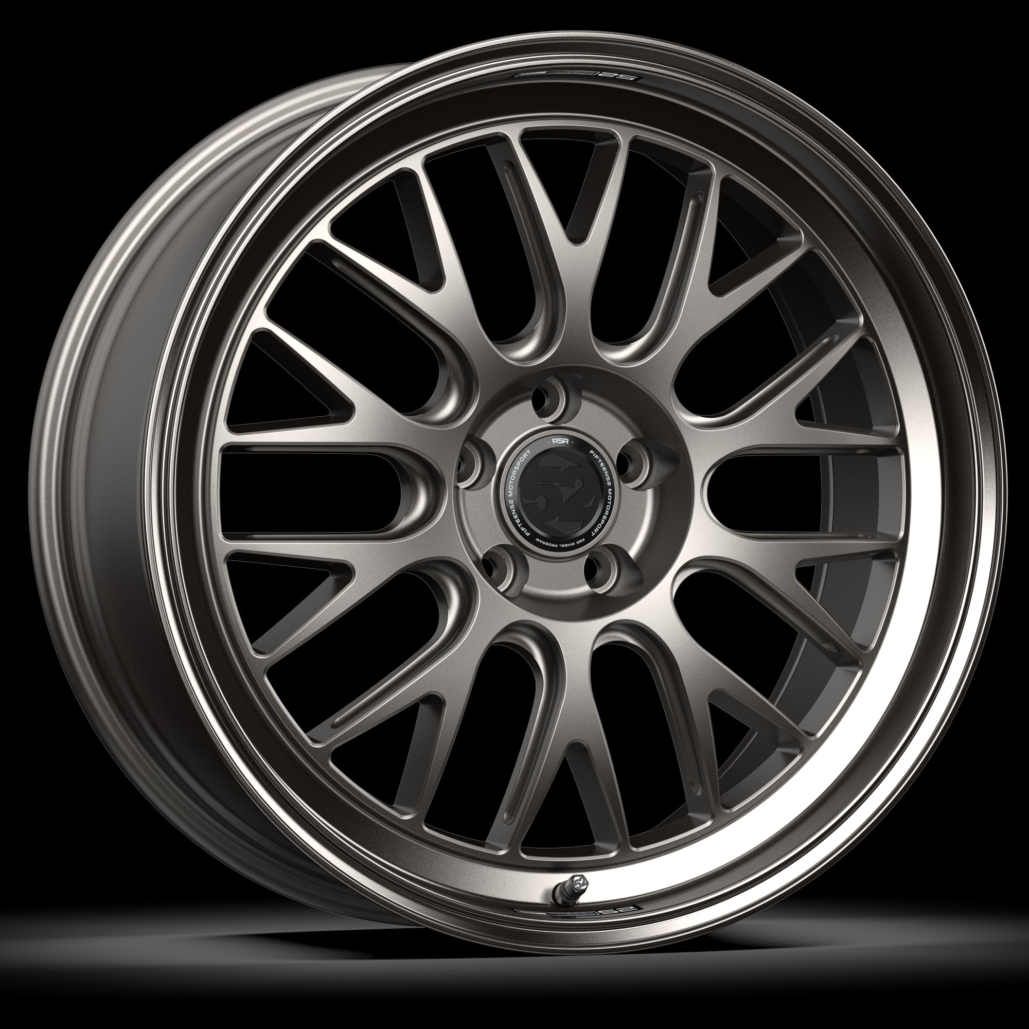 RSHML-88558+42 - Fifteen52 Holeshot RSR 18X8.5 5X108 ET 42mm Magnesium Grey / Gloss Lip - Fifteen52 Wheels Canada