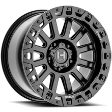 Load image into Gallery viewer, H139-1790512750SA - Hostile Dominator 17X9 5x127 0mm Asphalt - Hostile Wheels Canada