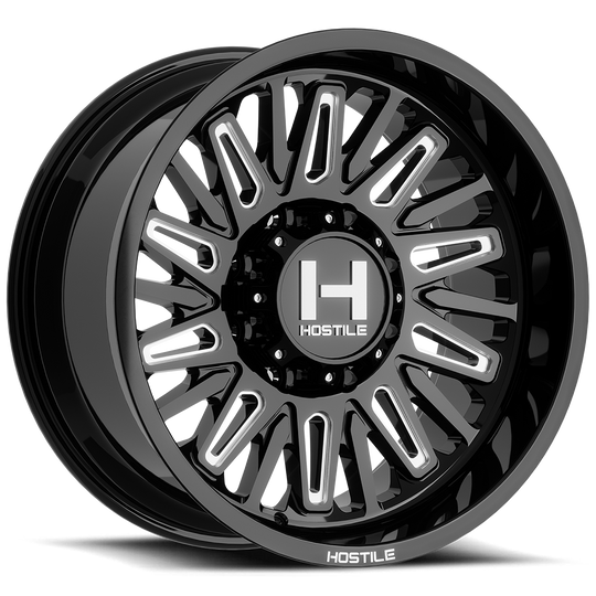 H143-2010515047GB - Hostile Rampage 20X10 5x150 -19mm Blade Cut - Hostile Wheels Canada