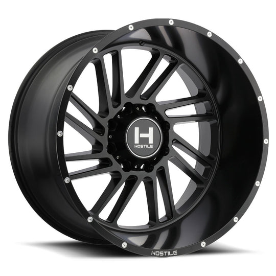 H110-2212550047BB - Hostile Stryker 22X12 5X127 -44mm Asphalt Wheel - Hostile Wheels Canada