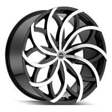 Load image into Gallery viewer, S61050130GBM - Strada S61 Huracan 20X8.5 5X120 / 5X114.3 30mm Gloss Black, Machined - Strada S61 Wheels Canada