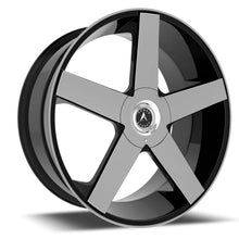 Load image into Gallery viewer, B131-2410-10-117 - Armed Street Hustler 24X10 Blank ET 25mm Gloss Black Milled - Armed Street Wheels Canada