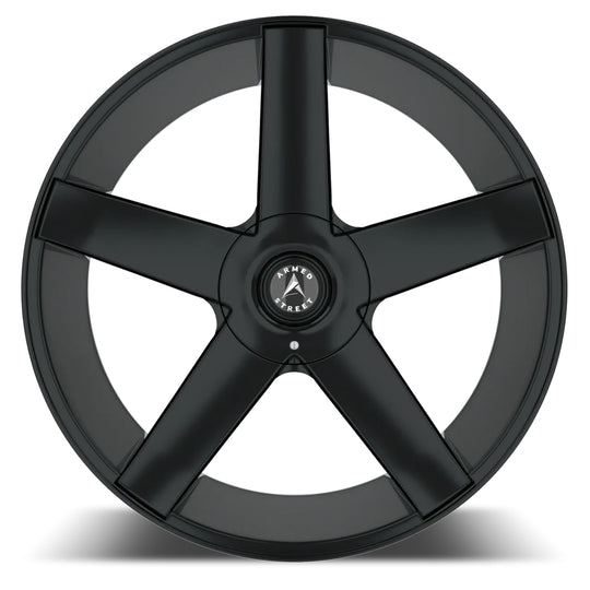 B132-2295-32-117 - Armed Street Hustler 22X9.5 6X135 ET 25mm Matte Black - Armed Street Wheels Canada