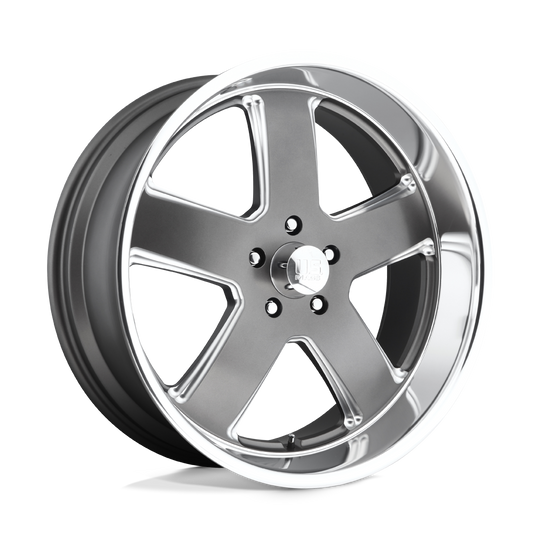 U11822906150 - US Mag U118 Hustler 22X9 5X120.65  1mm Matte Gun Metal - US Mag Wheels Canada