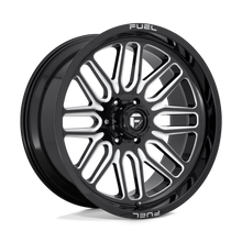 Load image into Gallery viewer, D66222201847 - Fuel Off-Road D662 Ignite 22X12 8X180 -43 mm Gloss Black Milled - Fuel Off-Road Wheels Canada