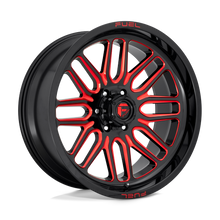 Charger l'image dans la galerie, D66322001747 - Fuel Off-Road D663 Ignite 22X10 8X170 -18 mm Gloss Black Red Tinted Clear - Fuel Off-Road Wheels Canada