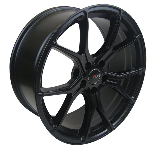 Ikon Alloy IK104 19X8.5 5X112 25mm Satin Black