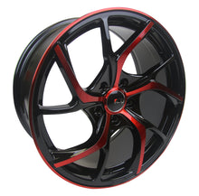 Load image into Gallery viewer, Ikon Alloy IK110 18X8.5 5X114.3 35mm Gloss Black Candy Red Face