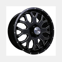 Load image into Gallery viewer, IKT03-A - Ikon Alloy IKT03 20X9 6X135 20mm Satin Black Milled Sides - Ikon Alloy Wheels Canada