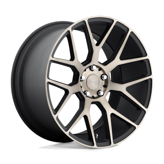 M159188065+40 - Niche M159 Intake 18X8 5X114.3  40mm Matte Black Machined Ring - Niche Wheels Canada