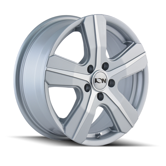101-6741S - ION Alloy 101 16X7 5X160 55mm Silver And Machined Face - Ion Alloy Wheels Canada