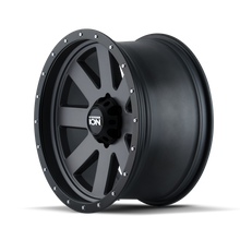 Load image into Gallery viewer, 134-8978MG - ION Alloy 134 18X9 8X180 0mm Matte Gunmetal With Black Beadlock - Ion Alloy Wheels Canada
