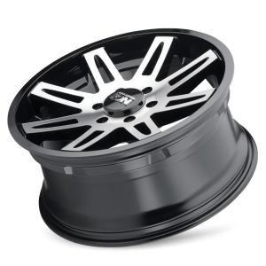 142-8970B - ION Alloy 142 18X9 8X170 0mm Black And Machined - DLSC Wheels Canada