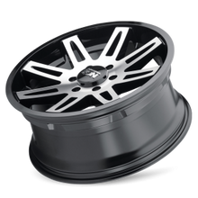 Load image into Gallery viewer, 142-8983B - ION Alloy 142 18X9 6X139.7 0mm Black And Machined - Ion Alloy Wheels Canada