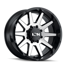 Charger l'image dans la galerie, 143-2985BM - ION Alloy 143 20X9 5X139.7 0mm Black And Machined - Ion Alloy Wheels Canada