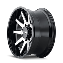 Charger l'image dans la galerie, 143-2985BM - ION Alloy 143 20X9 5X139.7 0mm Black And Machined - Ion Alloy Wheels Canada