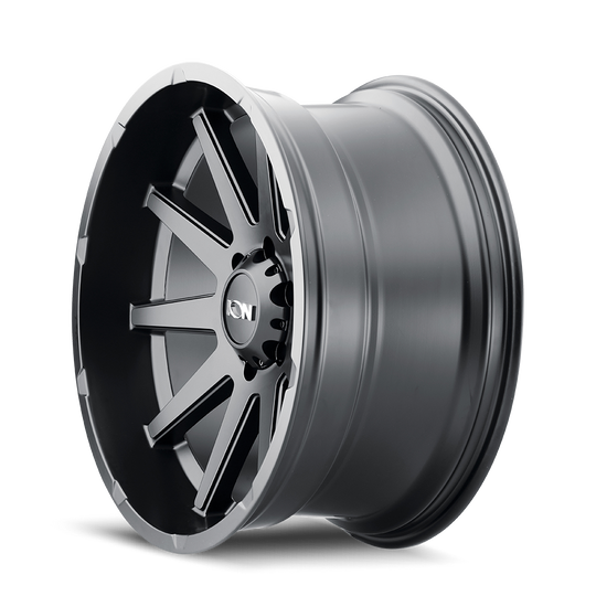 143-7936MB - ION Alloy 143 17X9 6X135 -12mm Matte Black - Ion Alloy Wheels Canada