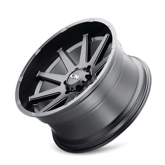 143-7936MB - ION Alloy 143 17X9 6X135 -12mm Matte Black - Ion Alloy Wheels Canada