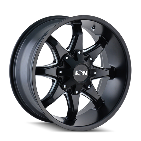 181-2978B18 - ION Alloy 181 20X9 8X180 18mm Satin Black - Ion Alloy Wheels Canada