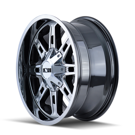 184-2937C - ION Alloy 184 20X9 6X135 / 6X139.7 0mm Chrome - ION Alloy Wheels Canada