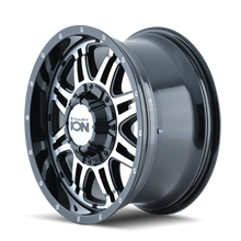 Charger l'image dans la galerie, 186-6852B - ION Alloy 186 16X8 5X127 / 5X139.7 10mm Black And Machined - ION Alloy Wheels Canada