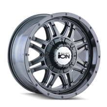 Load image into Gallery viewer, 186-8997G18 - ION Alloy 186 18X9 5X139.7 / 5X150 18mm Gunmetal - ION Alloy Wheels Canada