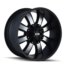 Charger l'image dans la galerie, 189-8956B12 - ION Alloy 189 18X9 5X127 / 5X114.3 -12mm Satin Black And Machined Face - ION Alloy Wheels Canada