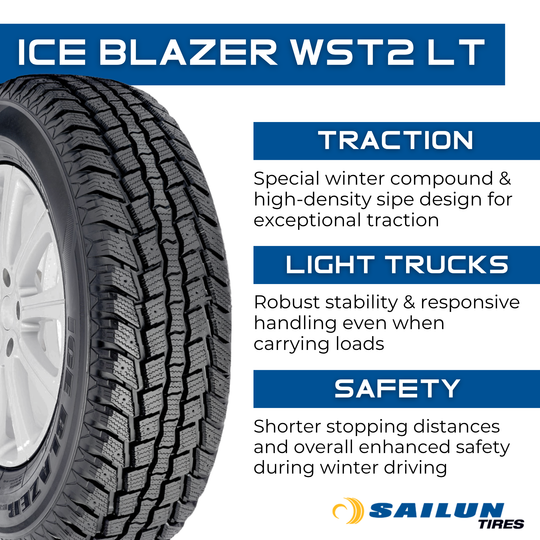 S2000979 LT245/75R16 Sailun Ice Blazer WST2 LT 120/116Q Sailun Tires Canada