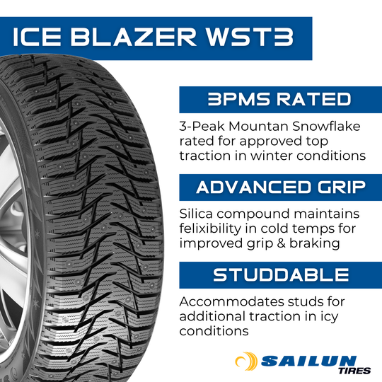 S5543386 255/35R20XL Sailun Ice Blazer WST3 97T Sailun Tires Canada
