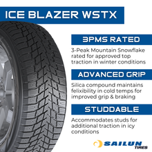 Load image into Gallery viewer, S5542157 225/65R17 Sailun Ice Blazer WSTX 102S Sailun Tires Canada