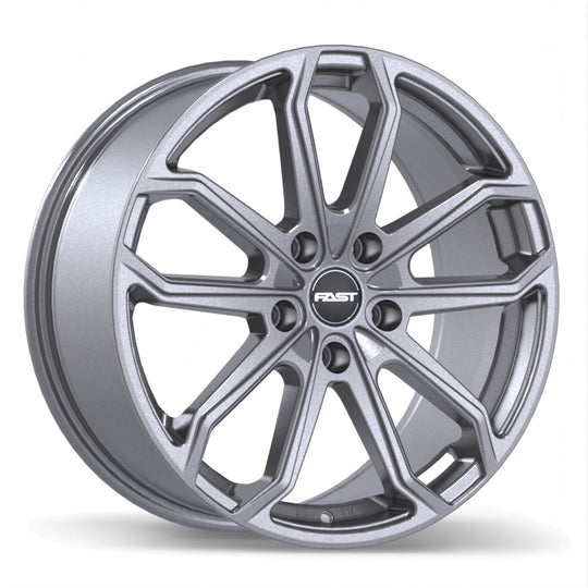 F265-2085-65TN+45C726 - Fast Wheels Impression 20X8.5 5X114.3 45mm ET 72.6mm Bore Titanium - Fast Wheels Wheels Canada