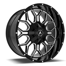 Load image into Gallery viewer, A212-2210-36-141 - Armed OffRoad Infantry 22X10 8X165.1 ET 0mm Gloss Black Milled - Armed OffRoad Wheels Canada