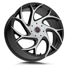 Load image into Gallery viewer, G0208550135GBM - Ignite Inferno 20X8.5 5X120 / 5X114.3 35mm Gloss Black, Machined - Ignite Wheels Canada