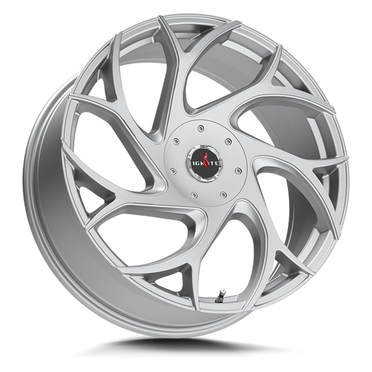 G0208550135S - Ignite Inferno 20X8.5 5X114.3 / 5X120.65 35mm Silver - Ignite Wheels Canada