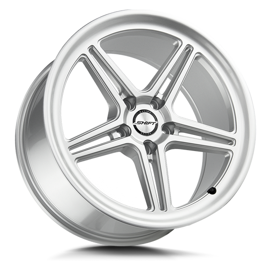 H25851432S - Shift H25 Intake 18X9 5x114.3 32mm Silver - Shift Wheels Canada