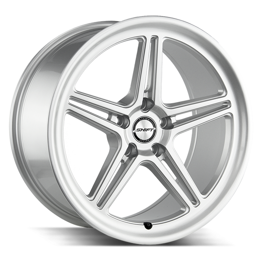 H25851432S - Shift H25 Intake 18X9 5x114.3 32mm Silver - Shift Wheels Canada