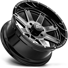 Load image into Gallery viewer, GT12212446135GBML - GT Offroad Invasion 22X12 6X135 ET -44mm Gloss Black Milled - GT Offroad Wheels Canada