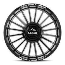 Charger l'image dans la galerie, INVASION-2187GBM - Lock Extreme Invasion 20X10 8X170 ET -18mm Gloss Black Milling - Lock Extreme Wheels Canada