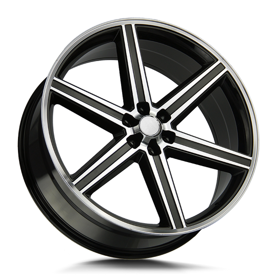 R148-051435GBM - Strada OE Replica R148 Iroc 20X8.5 5x114.3 35mm Gloss Black Machined - Strada OE Replica Wheels Canada