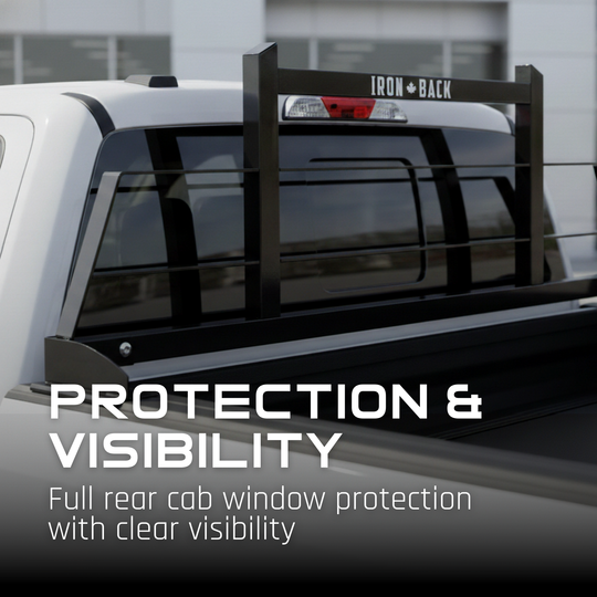 WMT10040 Westcan Iron Back Timberline Steel Cab Guard Safety Headache Rack For 19-26 Ram 1500 Westcan Canada